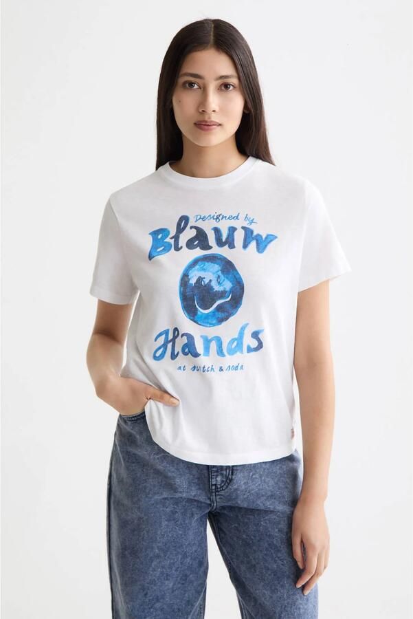 Scotch & Soda Washed Artwork Shirt Dames - Foto 3