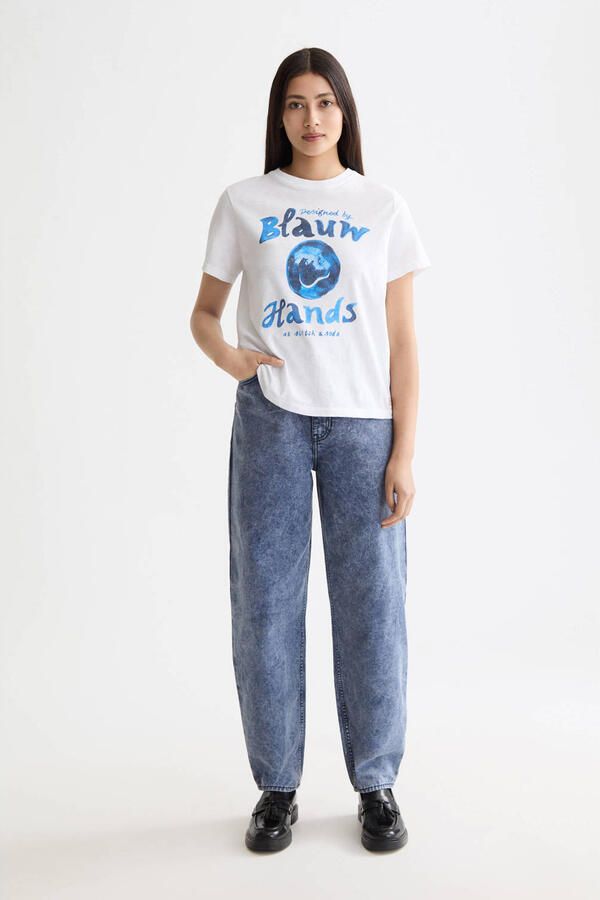 Scotch & Soda Washed Artwork Shirt Dames - Foto 2