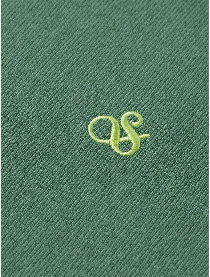 SCOTCH & SODA Heren Truien & Vesten Viscose Regular Fit Crewneck Groen