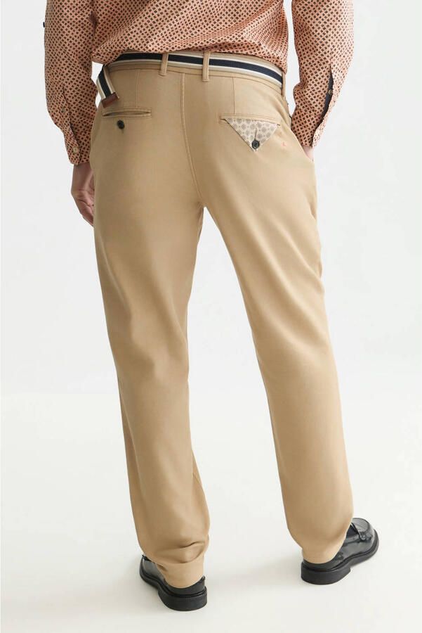 Scotch & Soda Chino met riem en steekzakken model 'WARREN'