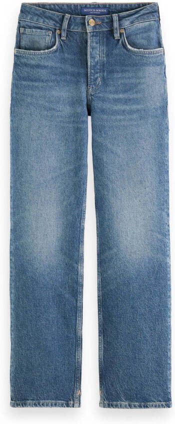 Scotch & Soda Blauwe Straight Leg Jeans Seasonal Essentials The Sky Straight Jeans Windcatcher