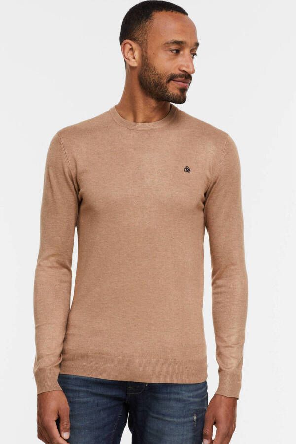 Scotch & Soda trui 0760 camel melange
