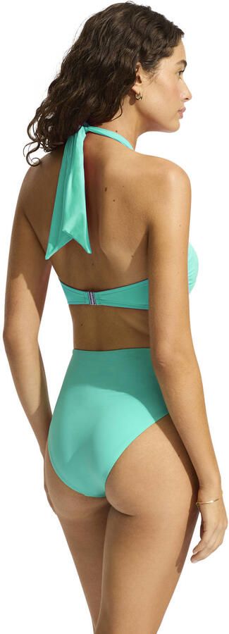 Seafolly Collective high waist bikinibroekje turquoise