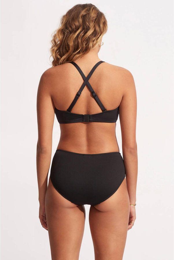 Seafolly Collective high waist bikinibroekje zwart - Foto 2