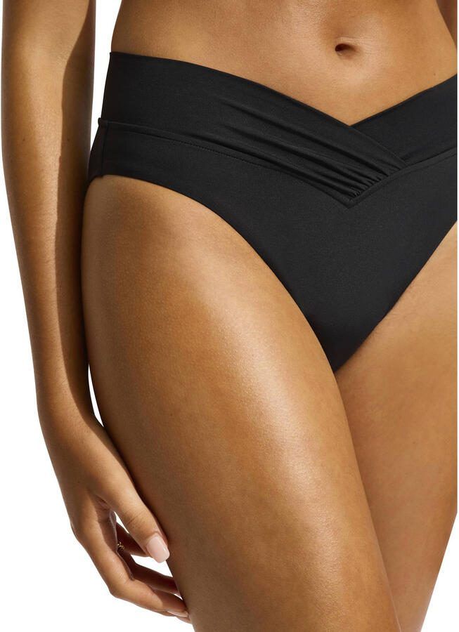 Seafolly high leg bikinibroekje zwart - Foto 2