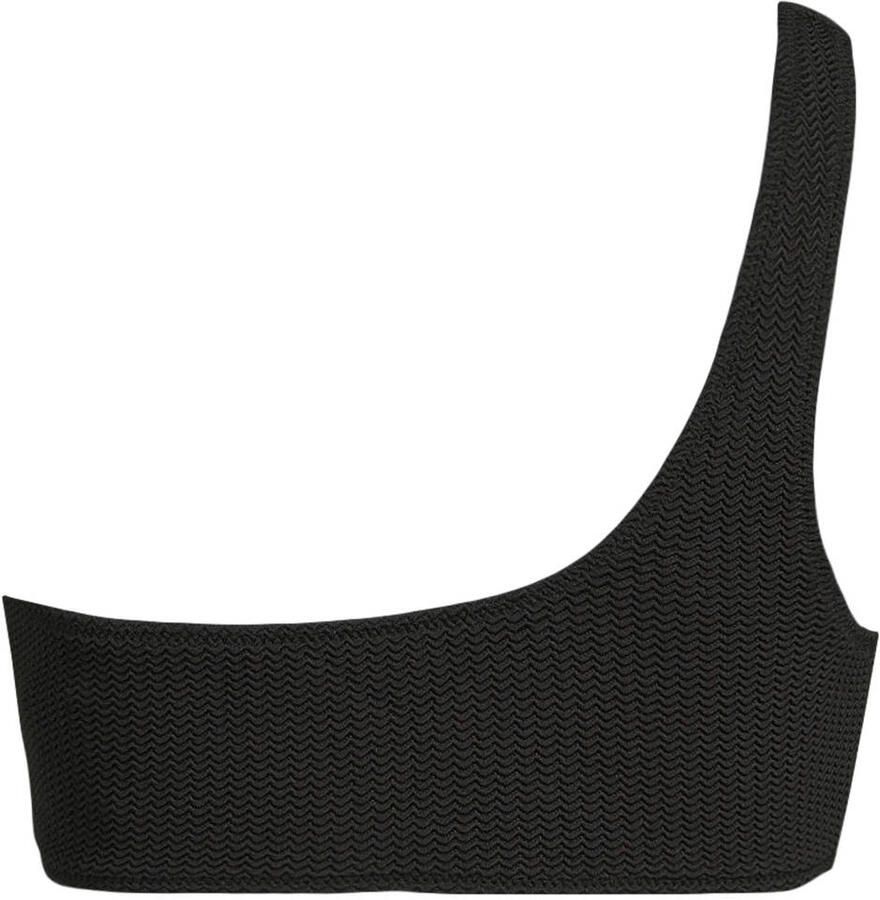 Seafolly voorgevormde one shoulder bikinitop zwart - Foto 2