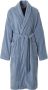 Seahorse unisex badstof badjas Pure blauw - Thumbnail 1