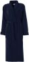Seahorse unisex badstof badjas Pure donkerblauw - Thumbnail 1