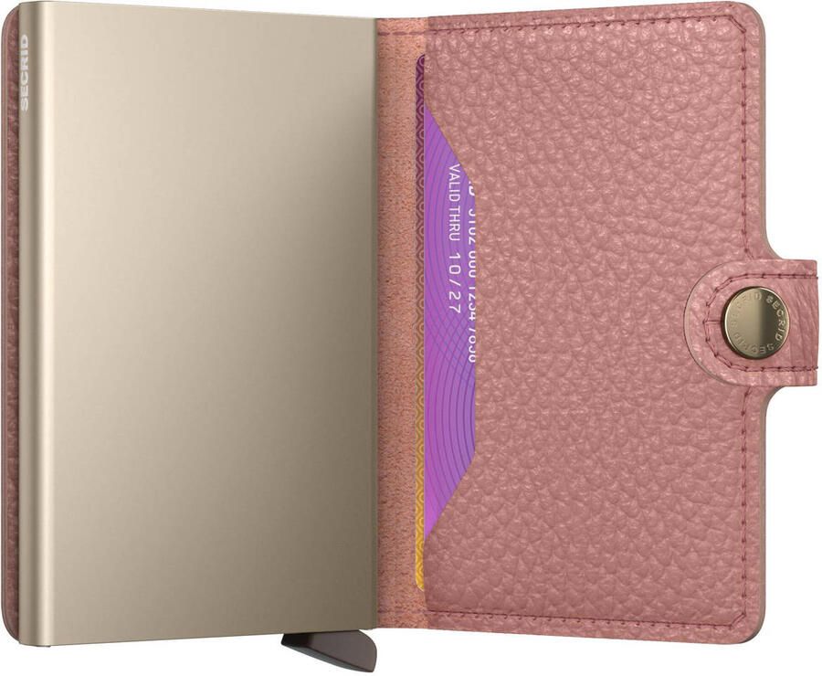 Secrid pasjeshouder Miniwallet Pebble roze - Foto 2