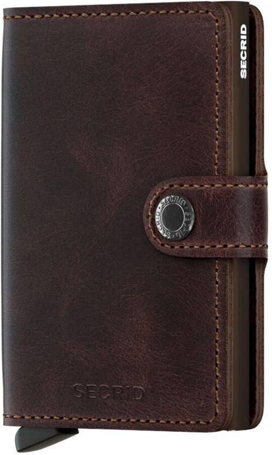 Secrid pasjeshouder Miniwallet Vintage donkerbruin