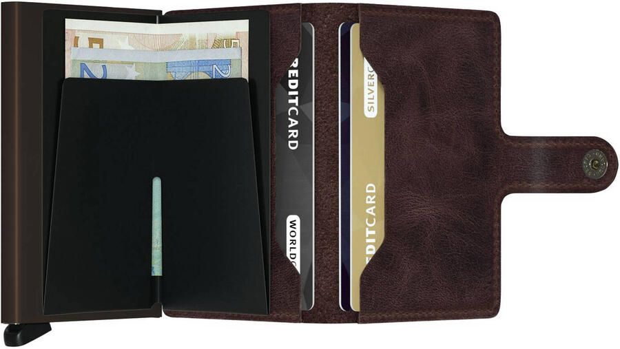 Secrid pasjeshouder Miniwallet Vintage donkerbruin - Foto 2