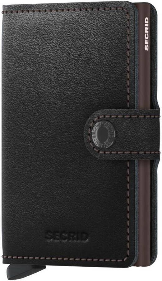 Secrid pasjeshouder Miniwallet zwart bruin