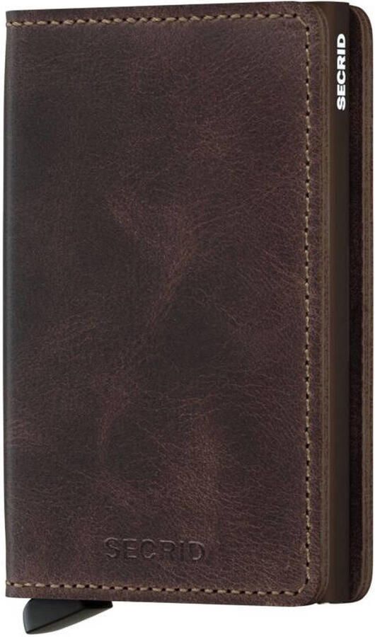 Secrid pasjeshouder Siniwallet Vintage donkerbruin