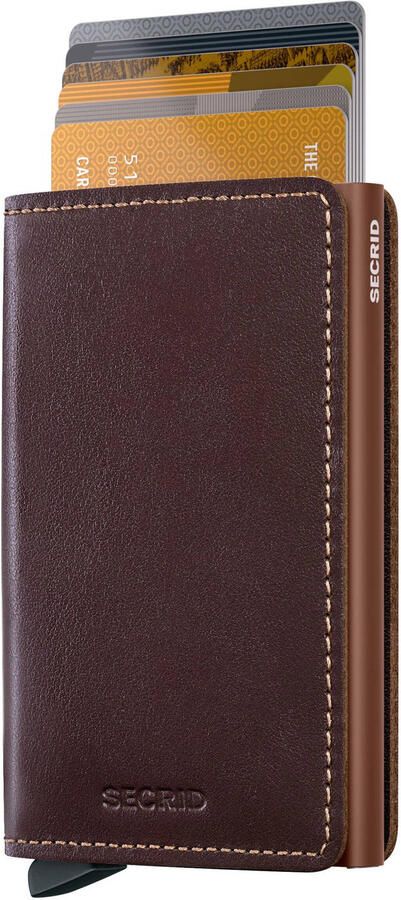 Secrid pasjeshouder Slimwallet Original donkerbruin - Foto 3