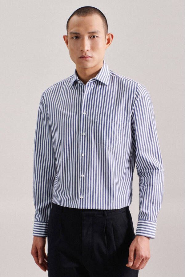 Seidensticker Slim fit zakelijk overhemd met streepmotief model 'New Kent'