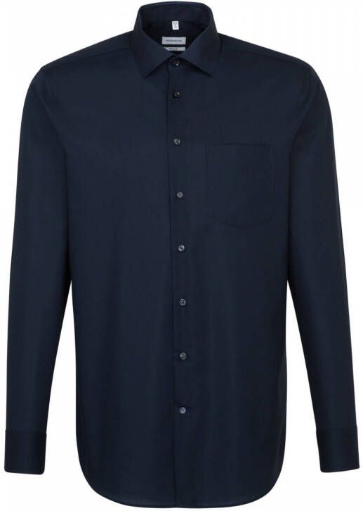 Seidensticker Businessoverhemd Regular lange mouwen kentkraag uni