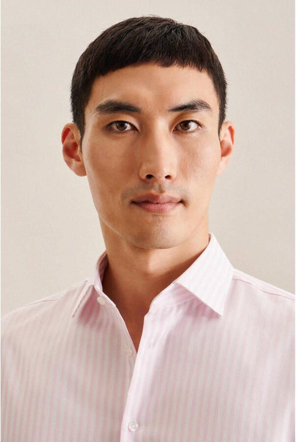 Seidensticker Slim fit zakelijk overhemd met knoopsluiting - Foto 3