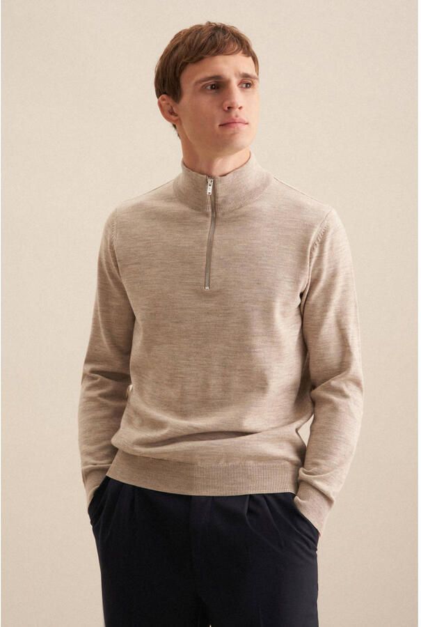 Seidensticker Trui met staande kraag Zwarte roos - Foto 3