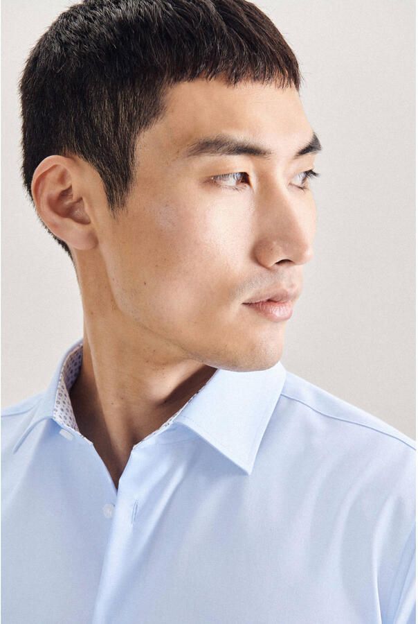 Seidensticker Businessoverhemd X-Slim lange mouwen kentkraag uni - Foto 1