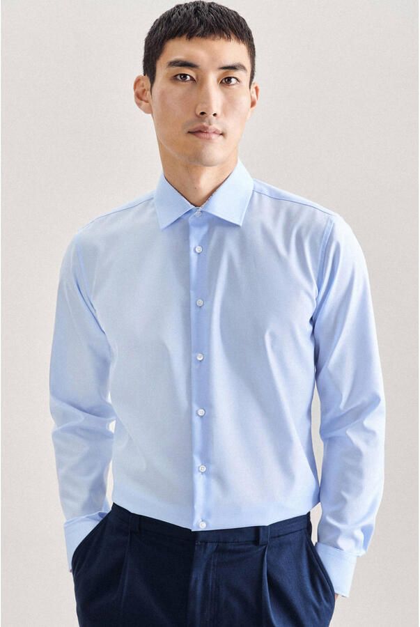 Seidensticker Businessoverhemd X-Slim lange mouwen kentkraag uni - Foto 2