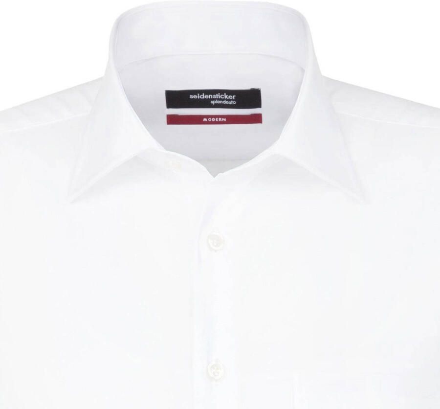 Seidensticker Businessoverhemd Zwarte roos Regular 1 1 extra lange Kent kraag effen