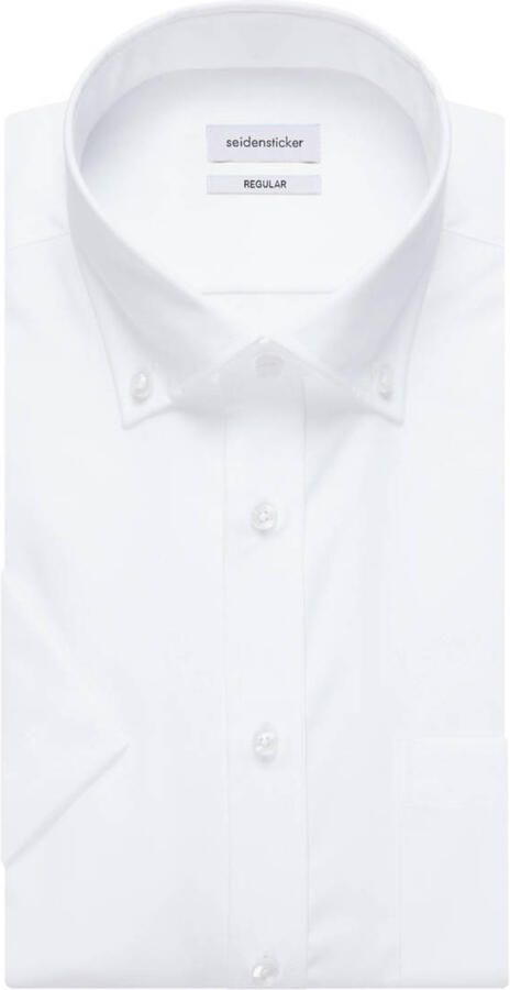 Seidensticker Businessoverhemd Zwarte roos Regular 1 2 Button-down kraag effen