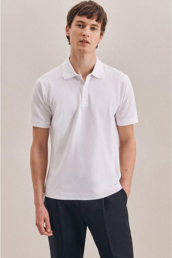 Seidensticker regular fit polo wit