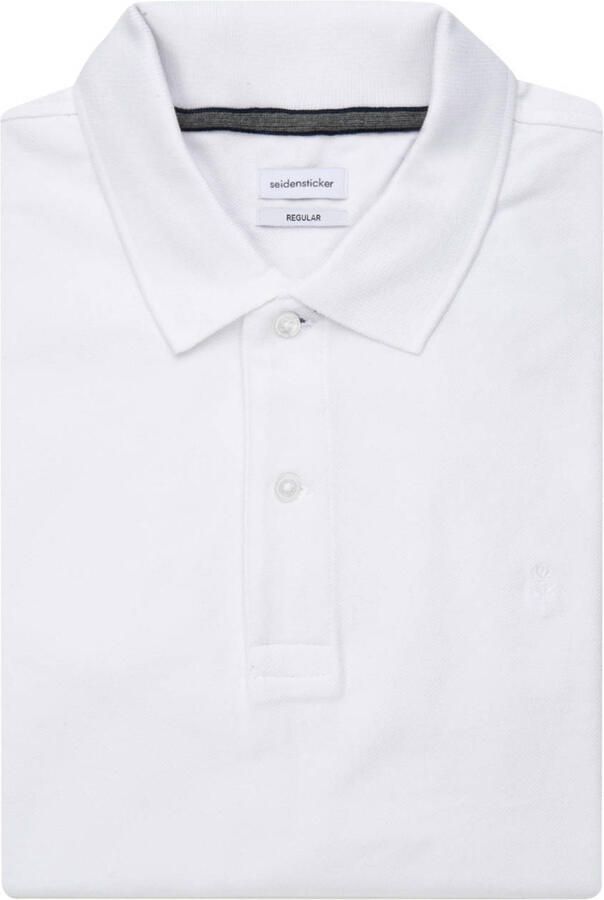 Seidensticker regular fit polo wit - Foto 3