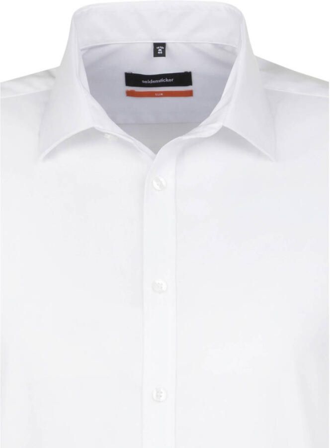Seidensticker Business Shirt Slim Wit Heren - Foto 2