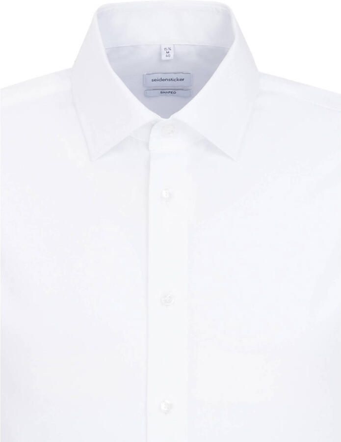 Seidensticker Businessoverhemd Zwarte roos Vormgegeven Kentkraag Uni - Foto 2