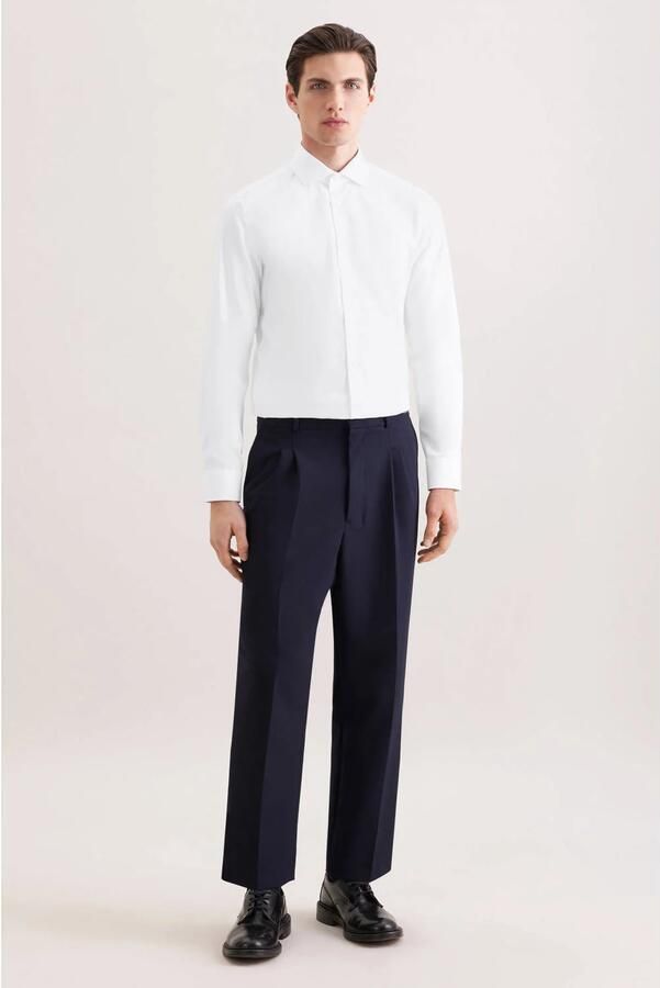 Seidensticker slim fit overhemd wit