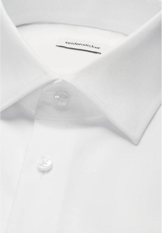 Seidensticker Businessoverhemd Zwarte roos Shaped 1 1 Extra lange Kentkraag effen - Foto 2