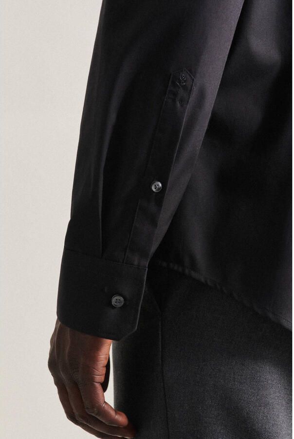 Seidensticker slim fit overhemd zwart - Foto 2