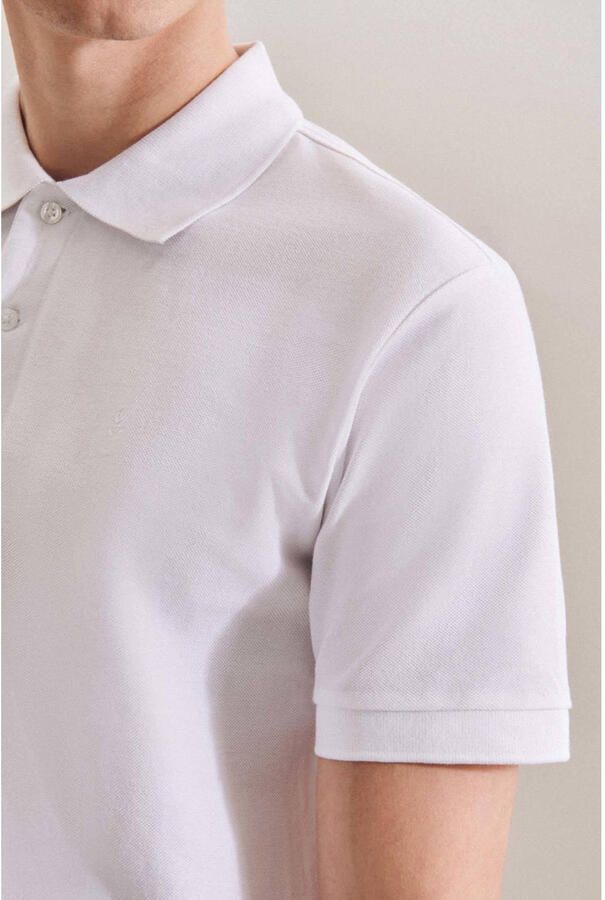 Seidensticker Poloshirt SLIM Korte mouwen kraag uni - Foto 2