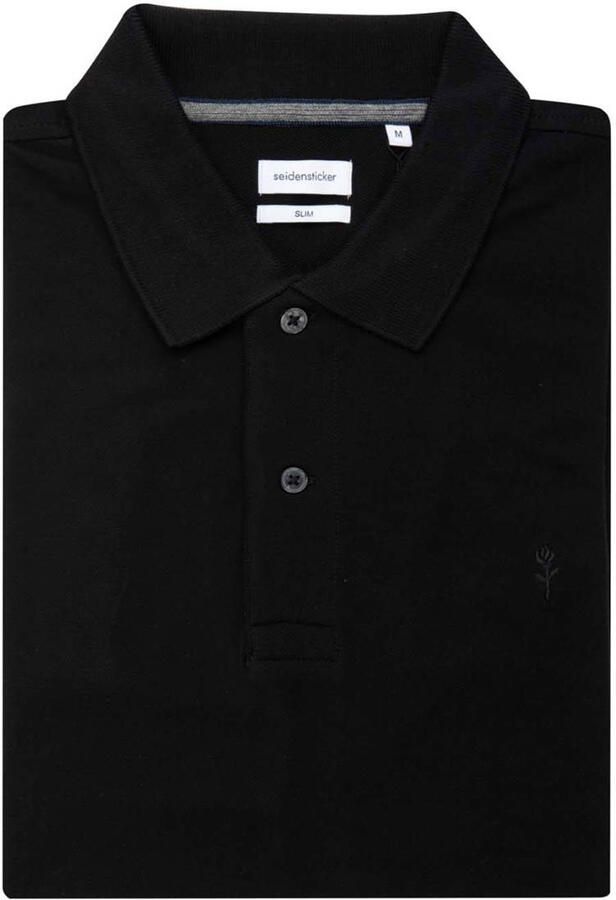 Seidensticker Poloshirt SLIM Korte mouwen kraag uni