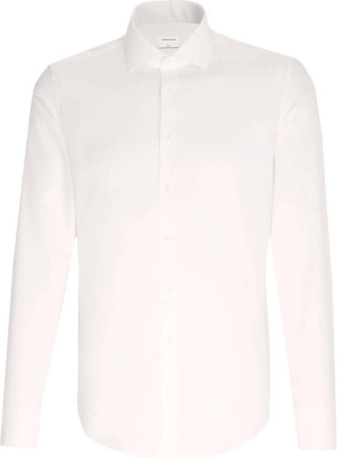 Seidensticker Businessoverhemd Slim lange mouwen kentkraag uni - Foto 3