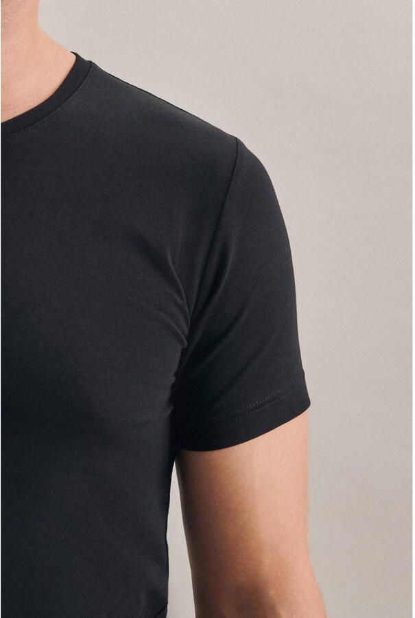 Seidensticker T-shirt 1 2 ronde hals uni - Foto 3