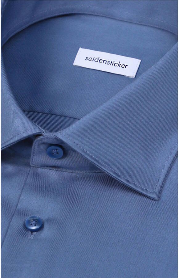 Seidensticker super slim fit overhemd middelblauw - Foto 2