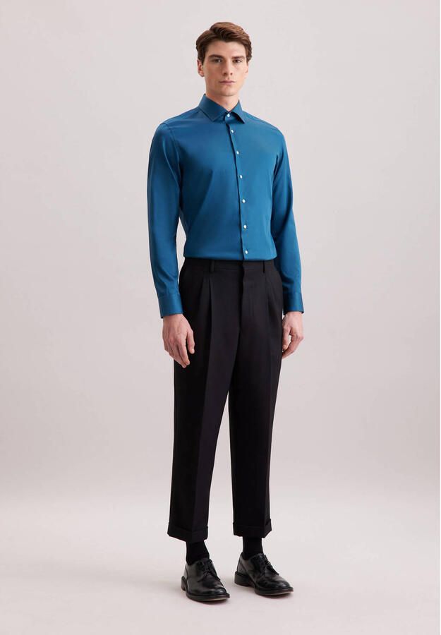 Seidensticker Regular fit zakelijk overhemd met kentkraag model 'New'