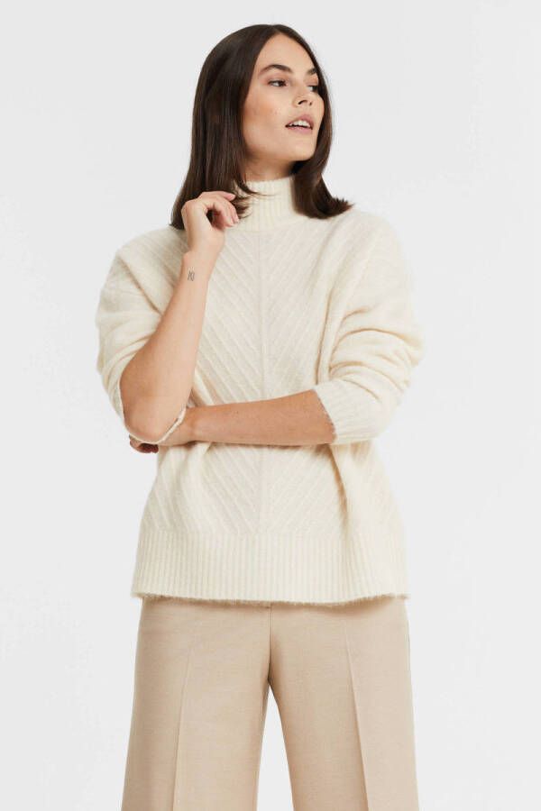 SELECTED FEMME Dames Truien & Vesten Sif Sisse Ls Knit Highneck Beige