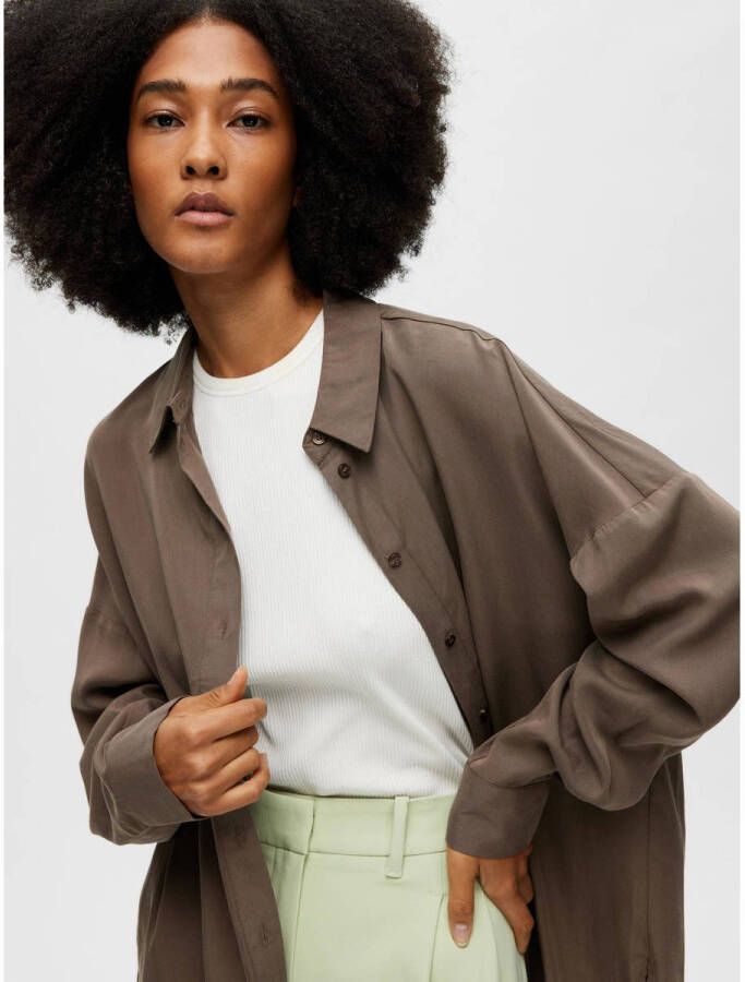 SELECTED FEMME Dames Tops & T-shirts Slfanna O-neck Tank Top Wit - Foto 5