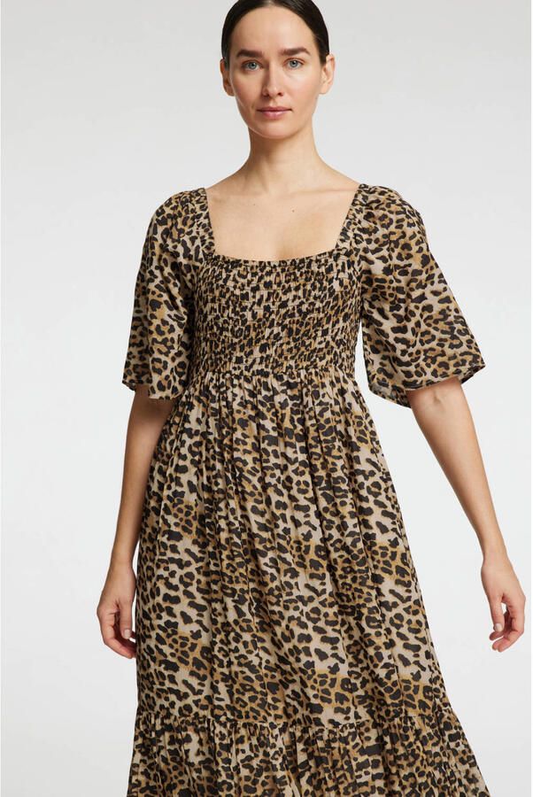 SELECTED WOMEN Dames Jurken Slfdora Ss Ankle Dress Zwart - Foto 6