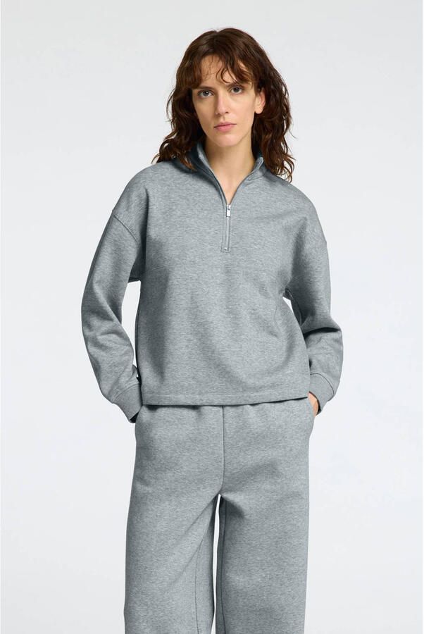 SELECTED FEMME sweater grijs