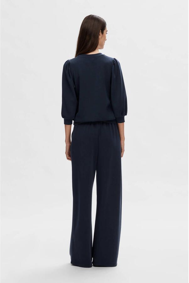 SELECTED WOMEN Dames Tops & T-shirts Slftenny 3 4 Sweat Top Donkerblauw - Foto 5