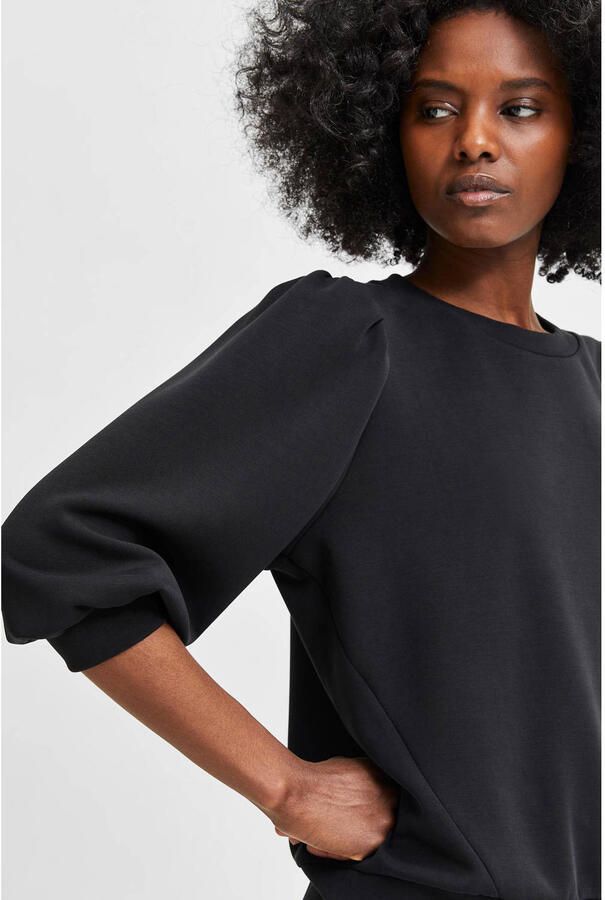 SELECTED FEMME Sweatshirt SLFTENNY met pofmouwen van zachte modalmix - Foto 5