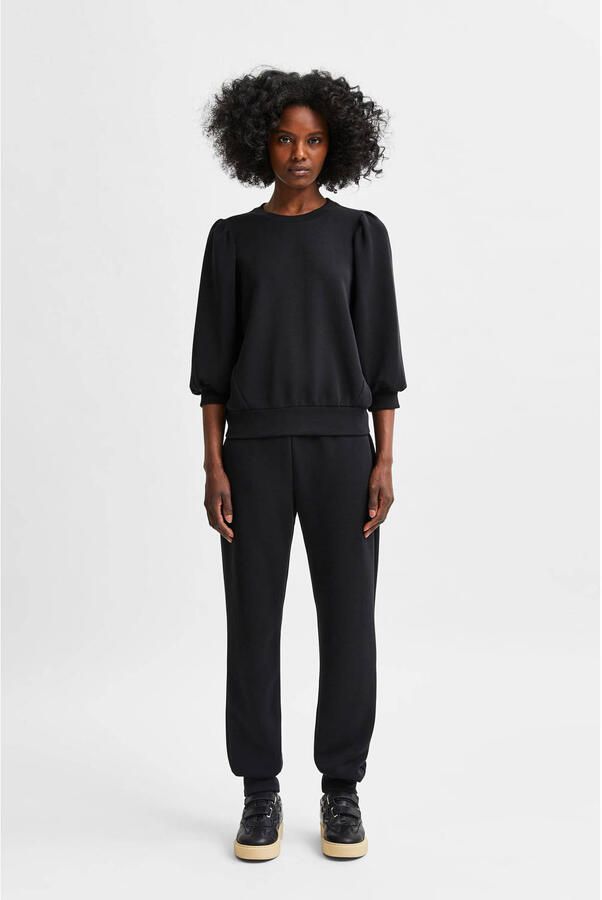 SELECTED FEMME Sweatshirt SLFTENNY met pofmouwen van zachte modalmix - Foto 6