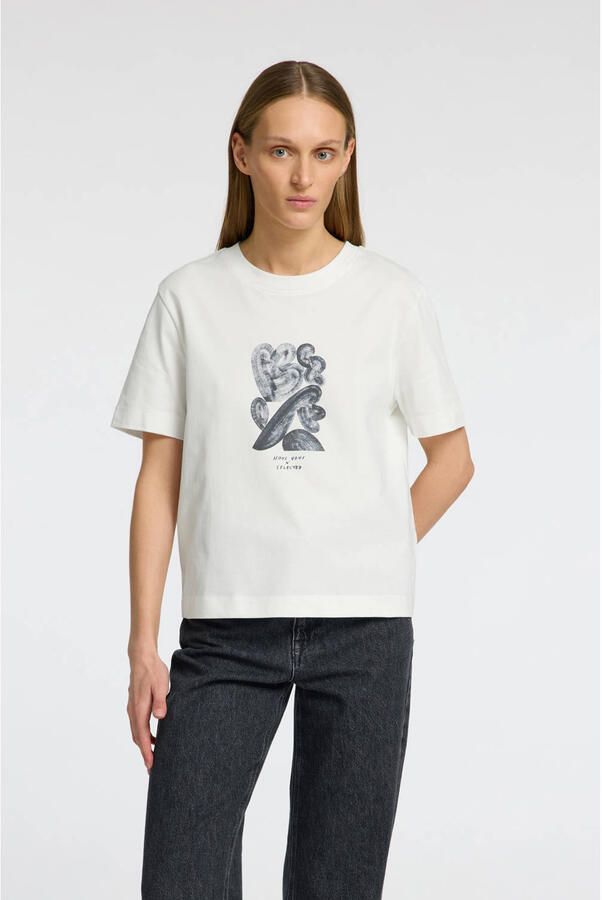 Selected Femme T-shirt met ronde hals model 'ESSENTIAL' - Foto 2