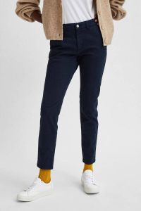 SELECTED FEMME slim fit chino SLFMILEY donkerblauw