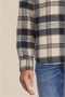 SELECTED HOMME Heren Overshirts Loosepablo Ls Check Donkerblauw - Thumbnail 2