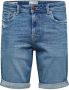 SELECTED HOMME regular fit jeans short SLHALEX light blue denim - Thumbnail 2